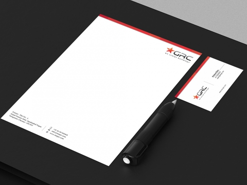 Buildings company stationery design