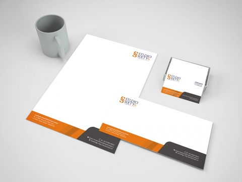 Studio stationery design 