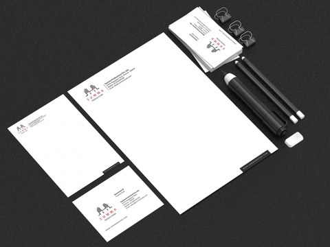 production company stationery design 