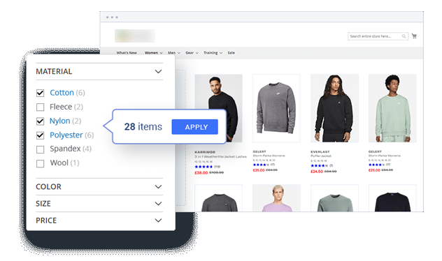 product filter
