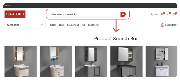 Product search bar