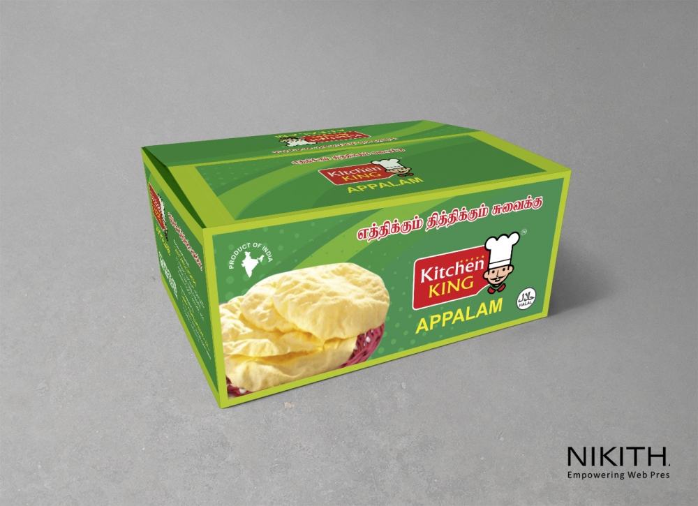 Appalam packaging design