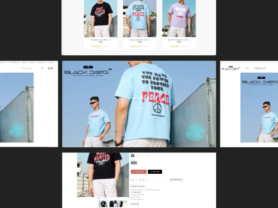 Apparels ecommerce website