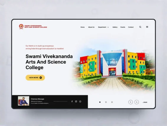 Arts and Science College Website