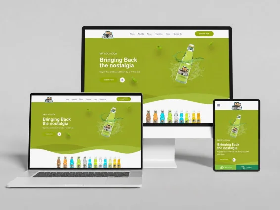 Beverage Company Website