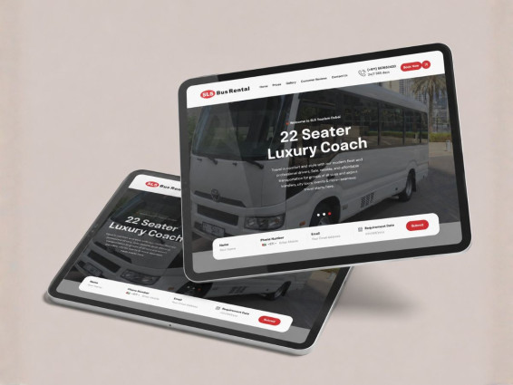 Bus Rental Service Website
