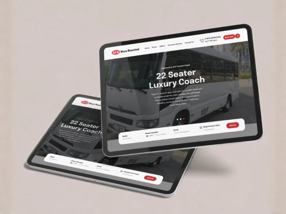 Bus Rental Service Website