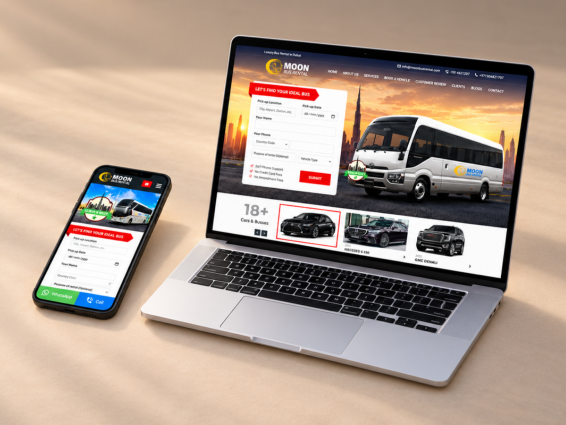 Bus Rental service website