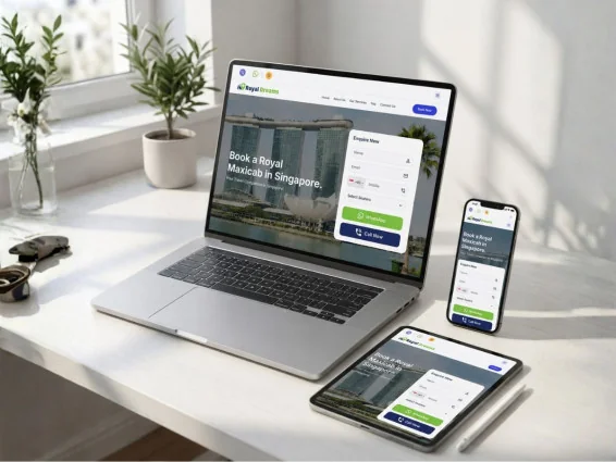 Chauffeur Service Web design