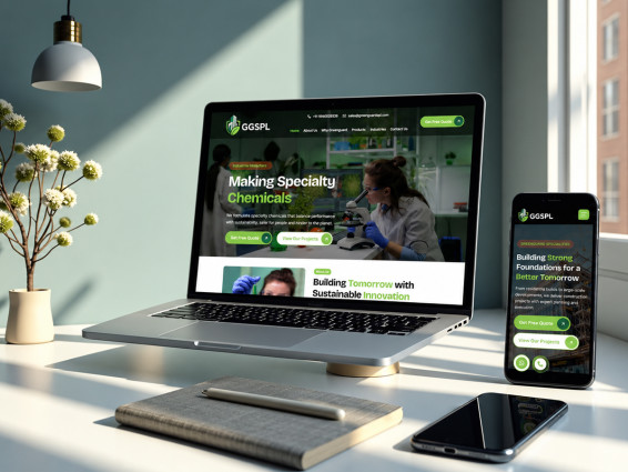 construction management website design