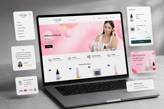 Cosmetic Ecommerce Website