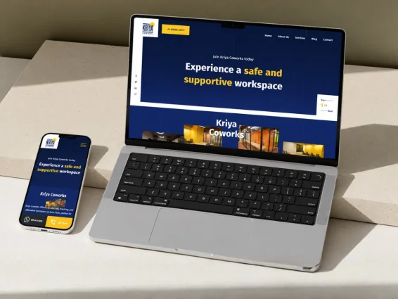 coworking space website.