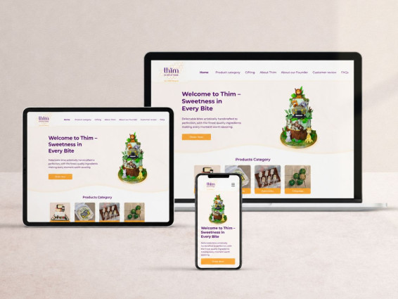 Custom Cake Website