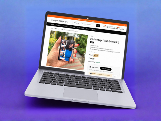 handmade a nd Gifts Ecommerce Website