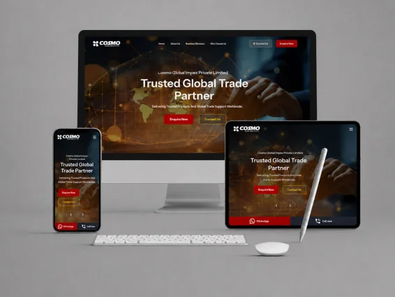 Import Export Web Design