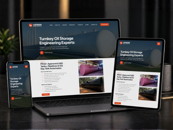 Industrial Fabrication Services Website