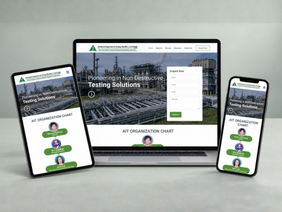 Inspection and Testing website design