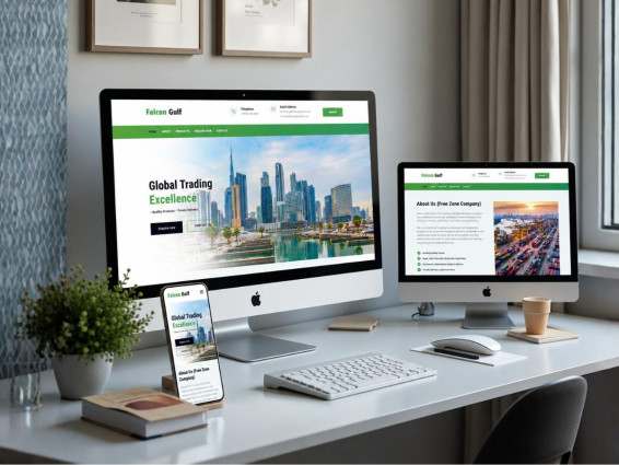 International Trading Business Web design