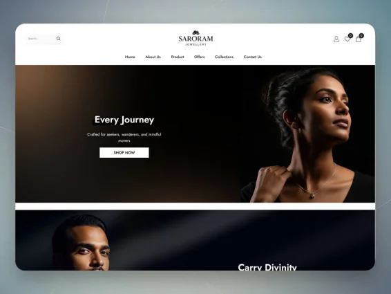 Jewellery ecommerce website
