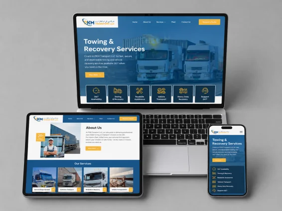 Logistics Company Website