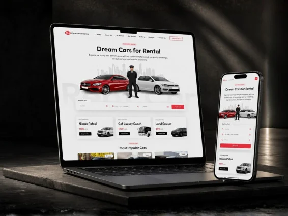 Luxury Car Rental Website