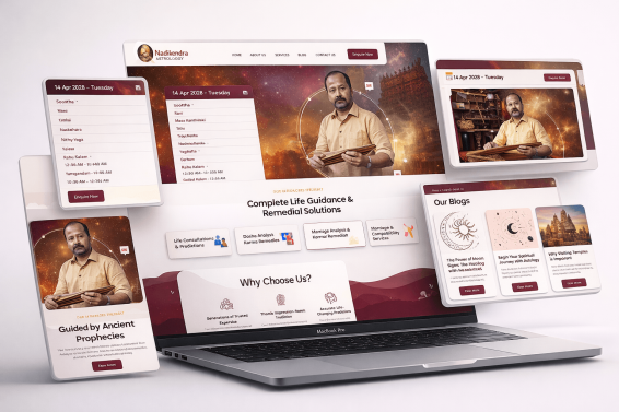 Nadi Astrology CMS Website