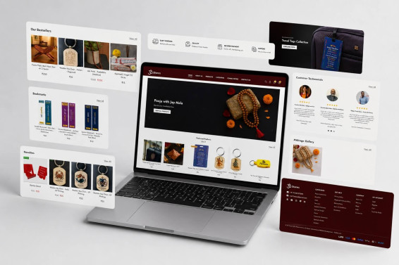 Pooja Products Ecommerce Website