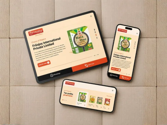 Traditional Indian Food Products Website