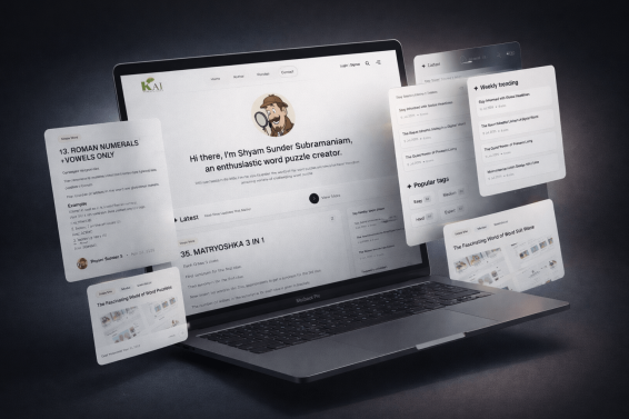 Word puzzle CMS Website