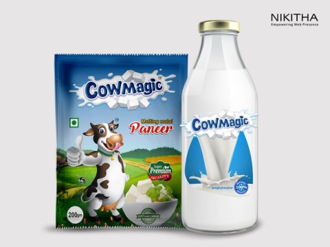 Dairy product packaging design